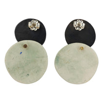 Load image into Gallery viewer, Maia Leppo Green Dash Dangle Earrings
