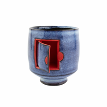 Load image into Gallery viewer, Randy Schutt Blue Stoneware Cup
