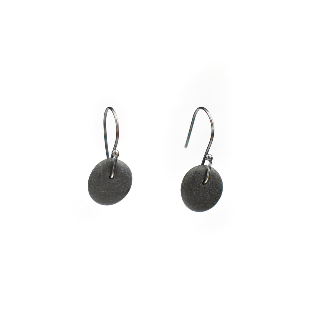 Jennifer Nunnelee Simple Rock Earrings