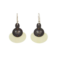 Load image into Gallery viewer, Jesse Bert Oval Drops with Patina Materials Earrings
