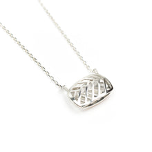 Load image into Gallery viewer, Stacy Rodgers Mea Bright Off-Set Rectangle Pendant Necklace
