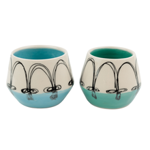 Load image into Gallery viewer, Stephanie Seguin Arches Design Mini Cup
