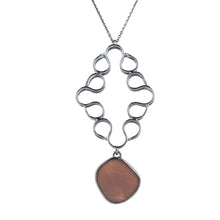 Load image into Gallery viewer, Emily Rogstad Bent Link Moonstone Pendant

