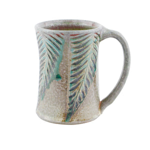Joy Tanner Carved Stoneware Mug