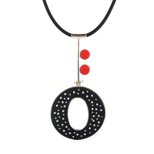 Tegan Wallace Hinged Round-Oval Pendant Necklace