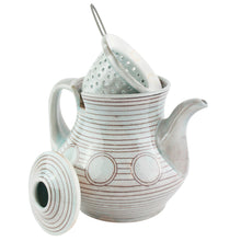 Load image into Gallery viewer, Kenyon Hansen Lines and Circles Tea Pot
