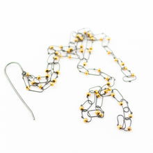 Load image into Gallery viewer, Raissa Bump Long Line Constellation Earrings
