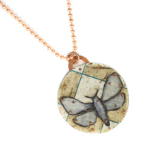 Load image into Gallery viewer, Judith Hoyt Moth on Grid Necklace

