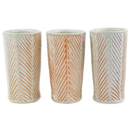Joy Tanner Carved Stoneware Tumbler