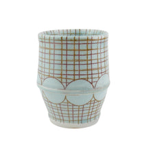 Load image into Gallery viewer, Kenyon Hansen Tall Plaid Yunomi Cup

