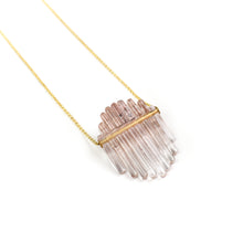 Load image into Gallery viewer, Gillian Preston Kinetic Mini Ellipse Necklace with a Gold Filled Chain

