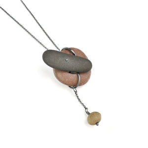 Jennifer Nunnelee Toggle Lariat Stone Necklace