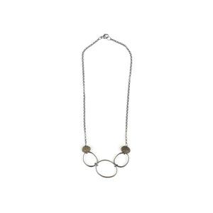 Jennifer Nunnelee Three Oval Necklace
