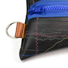 Load image into Gallery viewer, Racheljoy Rodas XL Blue Stitch Zipper Pouch
