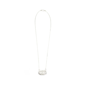 Stacy Rodgers Mea Bright Off-Set Rectangle Pendant Necklace
