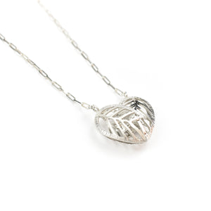Stacy Rodgers Mea Bright Textured Heart Pendant Necklace