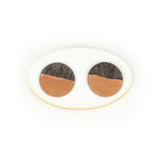 Load image into Gallery viewer, Tanya Crane Medium Sgraffito Round Earrings
