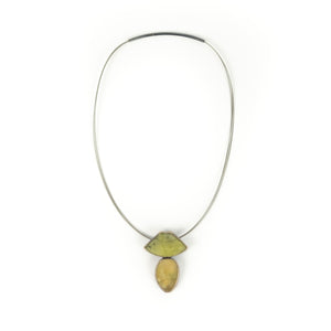 Terri Logan Stone and Glass Necklace