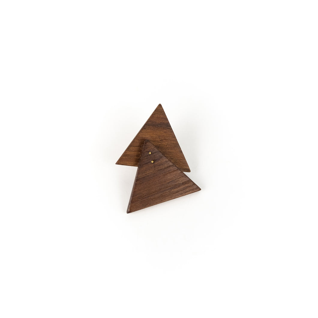 Robert Thomas Mullen Double Triangle  Pin
