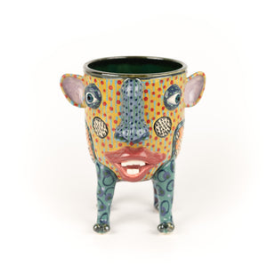 Molly Uravitch Large Monster Mug with Ears, Toes & Bits