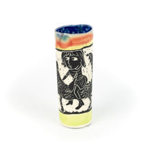 Load image into Gallery viewer, Laura Jean McLaughlin Ceramic Small Vase w/Gator
