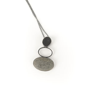Jennifer Nunnelee Silver & Stone Stack Necklace